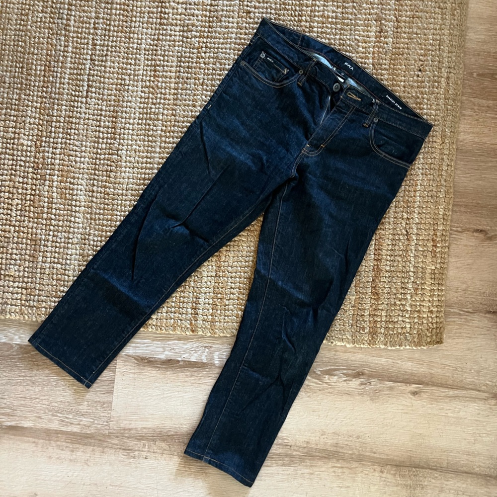 RVCA slim straight fit jeans
